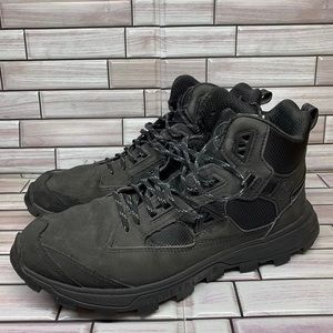 Timberland Treeline MId Str Chukka Men's Blackout Leather Hiker Lifestyle Shoes